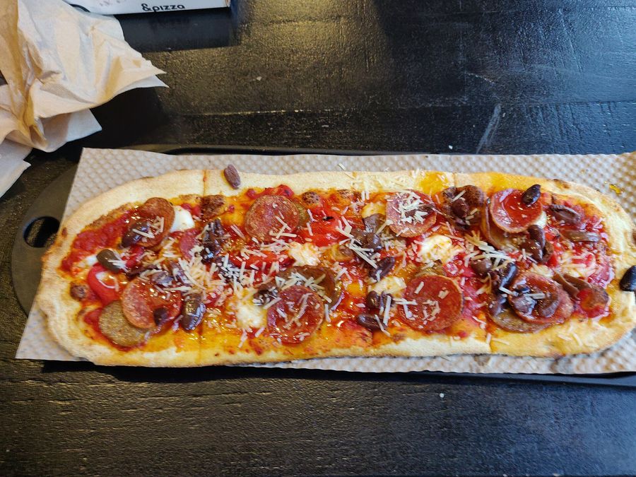 Pepperoni pie