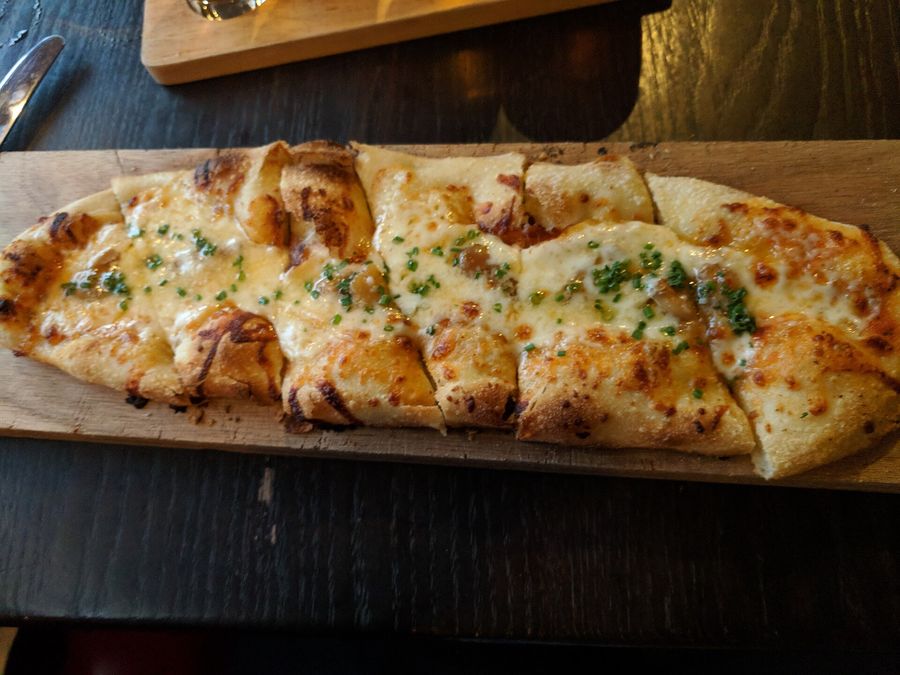 White pie with feta